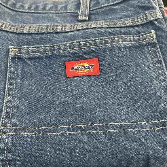 Dickies Jeans Men’s 42x30 Blue Straight Leg Workwear Carpenter - Picture 5 of 10